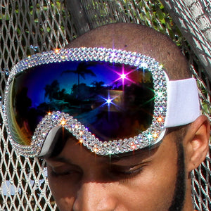 Summerz Fashion Crystal Ski Goggles