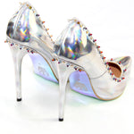 Signature Holographic Bottom High Heels