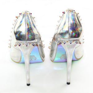 Signature Holographic Bottom High Heels