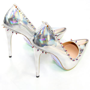Signature Holographic Bottom High Heels