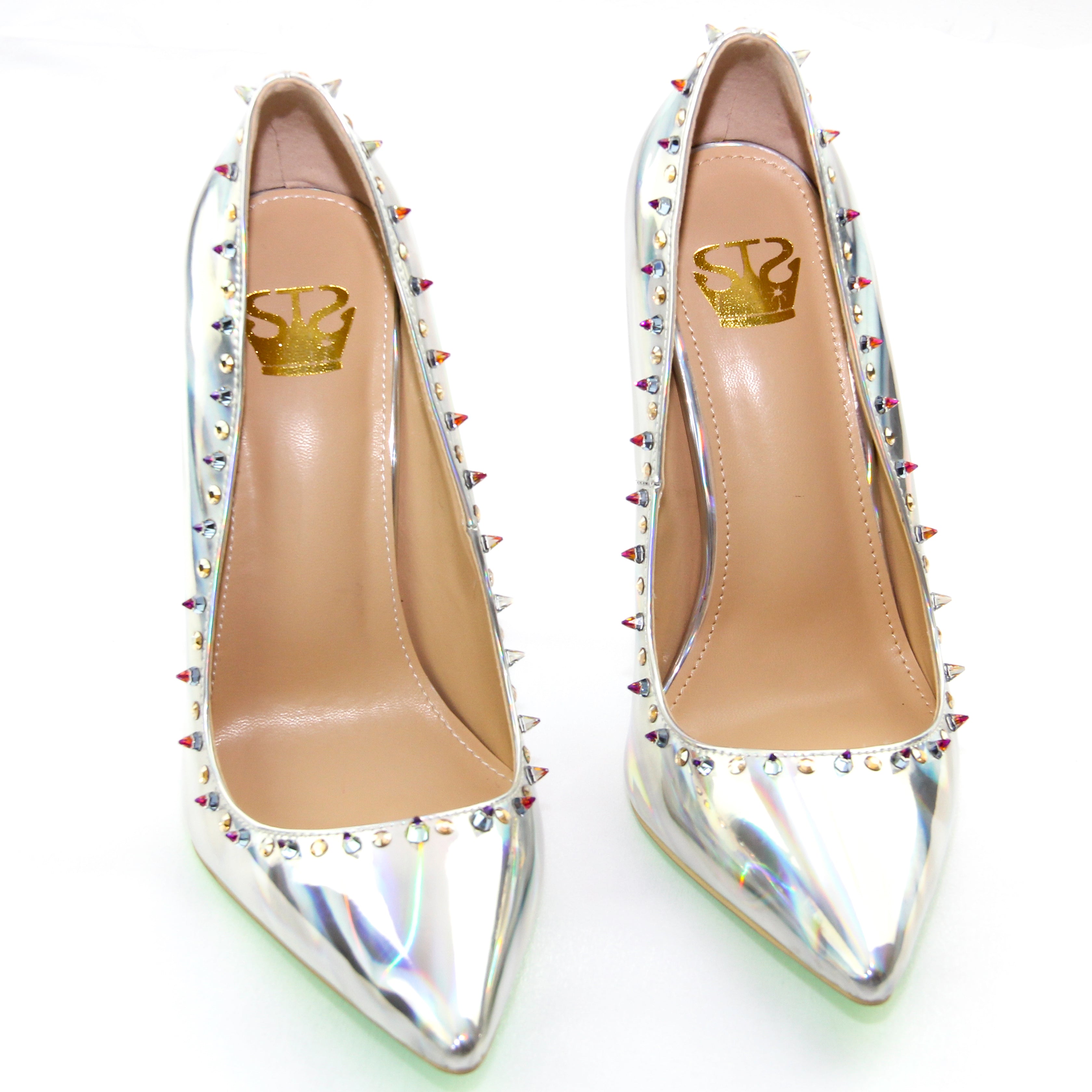 Signature Holographic Bottom High Heels