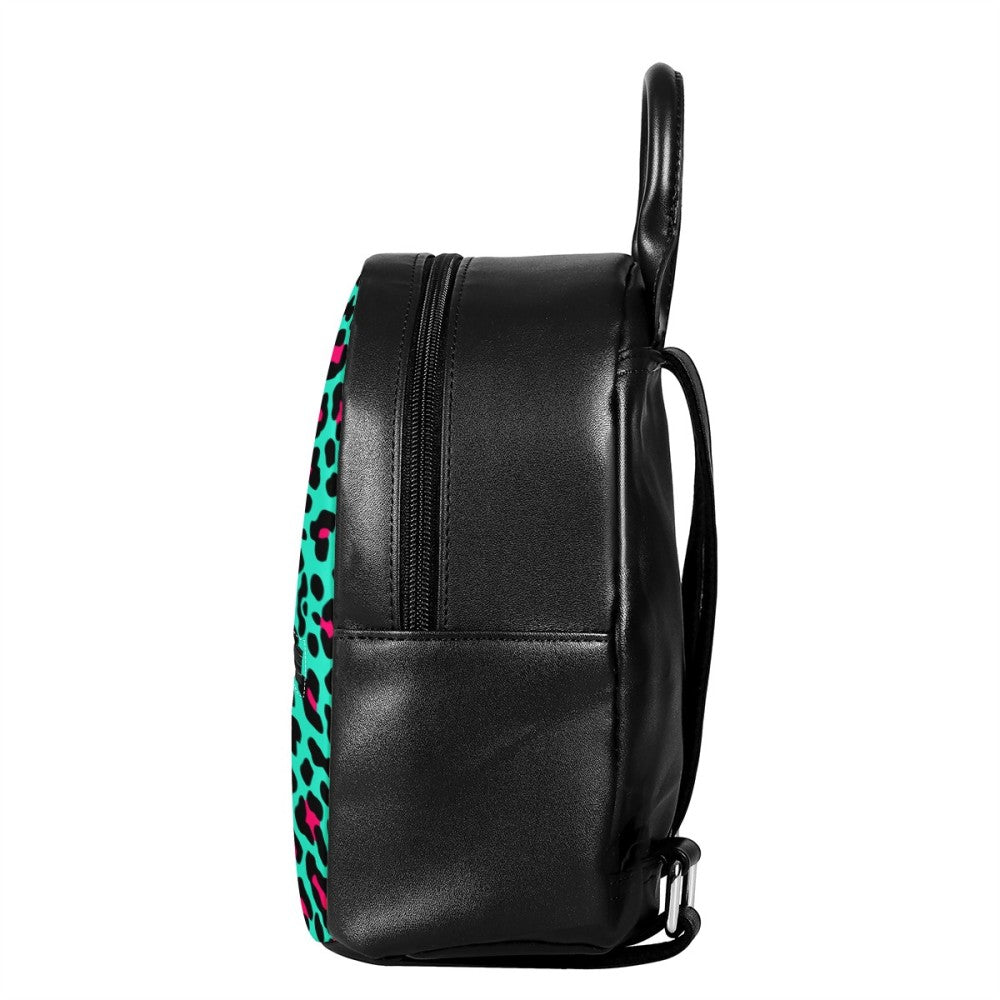 black leopard sammy grove street leather backpack Miami Leopard Print Luxury Backpack – Summerz Fashion