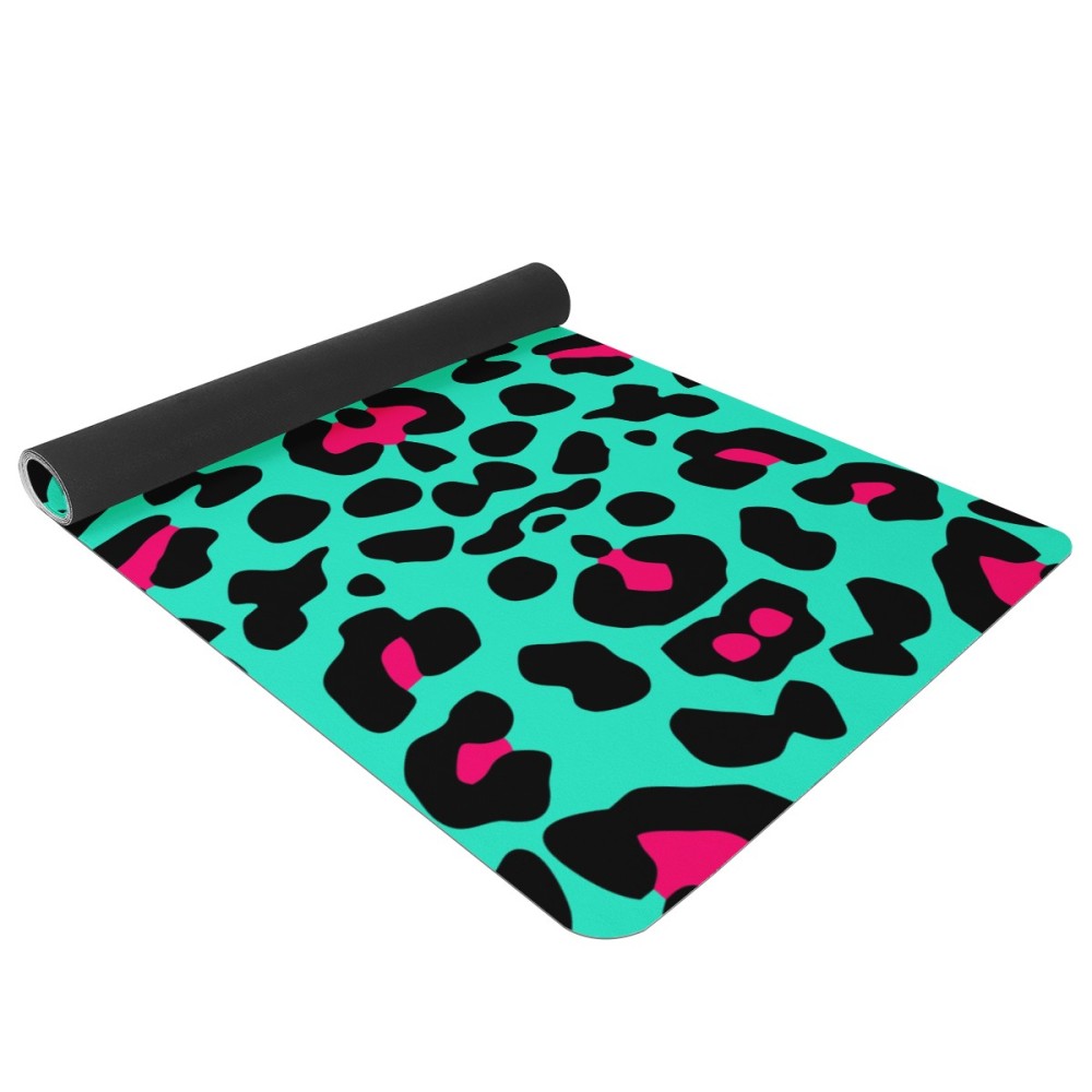 det tvivler jeg på Jeg vil være stærk håndtering Miami Leopard Print Yoga Mat – Summerz Fashion