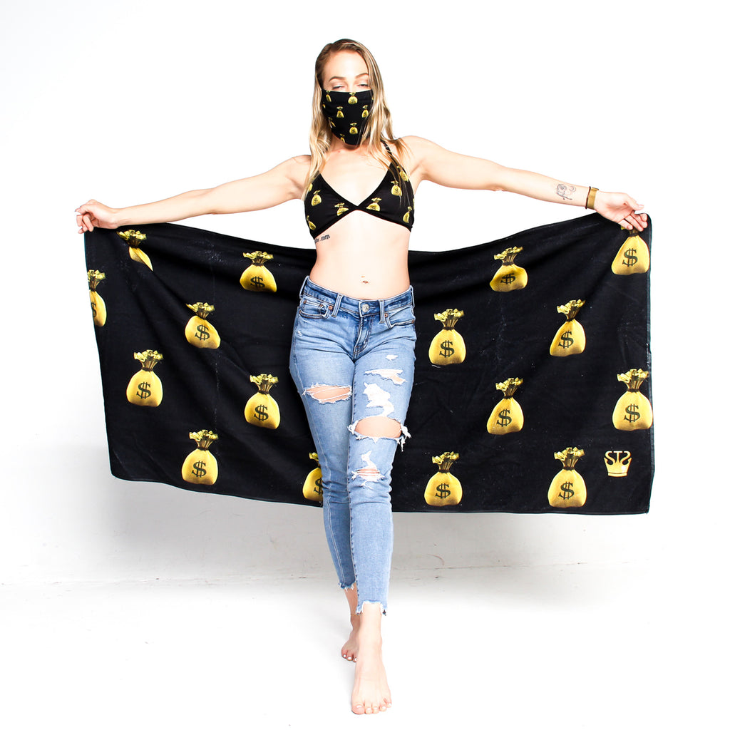 Money Bag Beach Towel