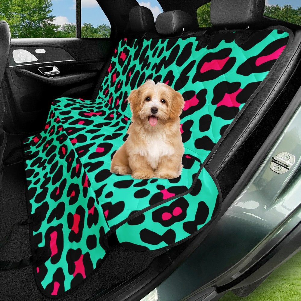 Miami Leopard Print Pet Seat Covers