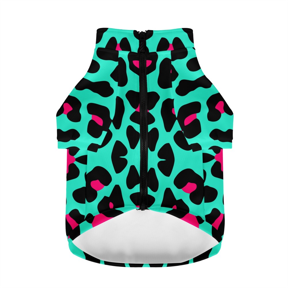 Miami Leopard Print Pet sweater