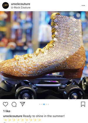 Ombré Roller Skates