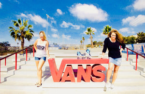 Customized Crystal Vans Sneaker Roller Skates
