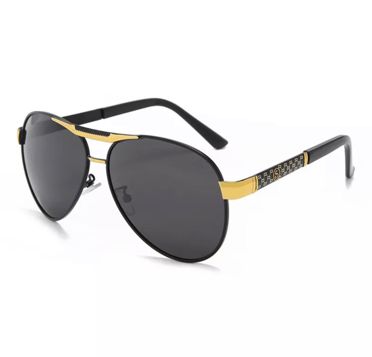 louis vuitton sunglasses for men black and gold