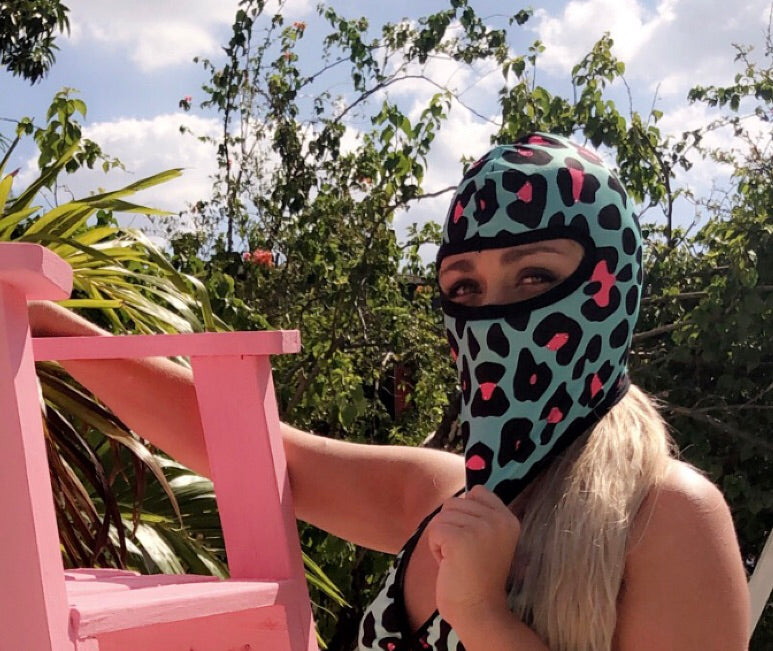 Miami Leopard Ski Mask