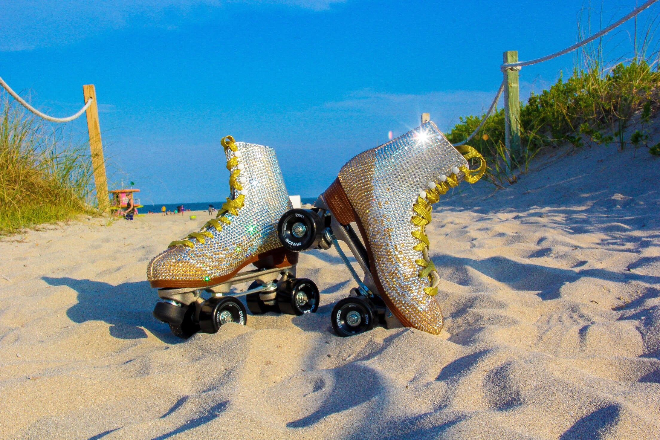 Ombré Roller Skates